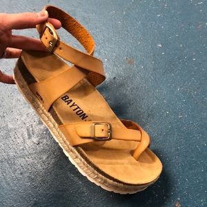 BAYTON Espadrille Wrap Sandals